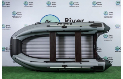 Резиновая лодка надувная RiverBoats RB 410 НДНД + фальшборт