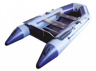 Лодка ПВХ Гелиос 31МКC (серо-черный) моторная